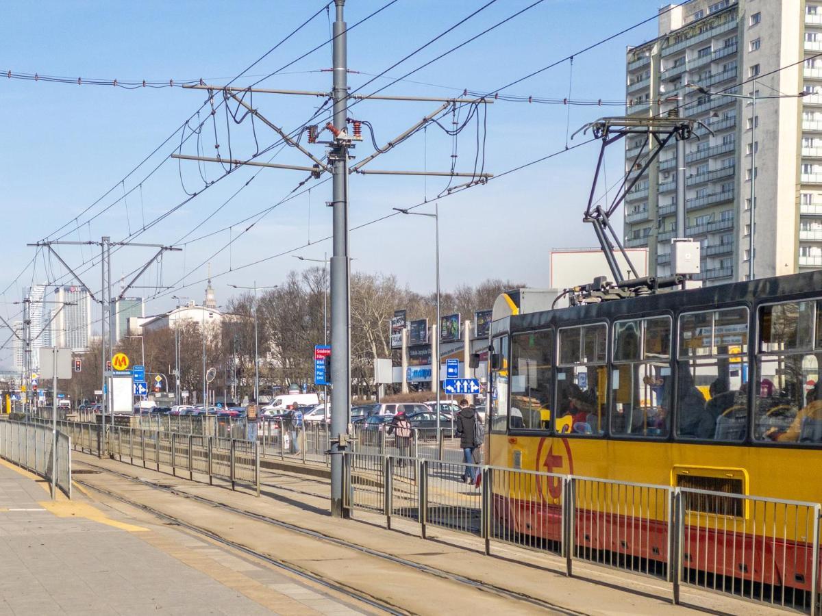 Apartament Fala Metro Sgh Klub Stodola Parking Parkview Fast Wifi Warsawa Bagian luar foto
